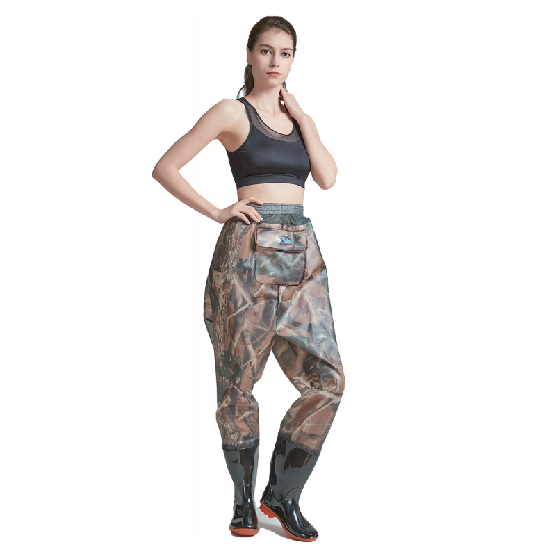 PVC Coating Knitting Fabric Waist Length Chest Waders