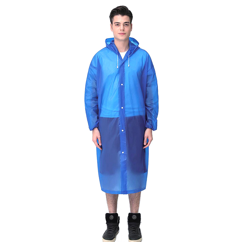 Reusable EVA Jacket Raincoat Nang Walang Reflective Lines