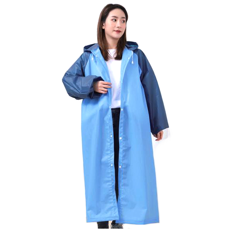 Reusable EVA Poncho Raincoat Nang Walang Reflective Lines