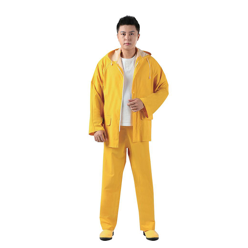 Polyester na May PVC Coating Raincoat Suit